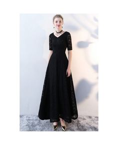 Get 10% off now! Buy modest long black lace formal dress vneck with short sleeves at cheap price online. Free stable shipping and pro custom service since 2009. Fitted Black A-line V-neck Dress, Black A-line V-neck Dress For Formal Occasions, Black Fitted V-neck Dress For Formal Occasions, Formal Black A-line V-neck Dress, Elegant Black V-neck Dress With Short Sleeves, Formal Fitted Black V-neck Dress, Formal Black Fitted V-neck Dress, Black Fitted V-neck Dress With Short Sleeves, Black Fitted A-line V-neck Dress