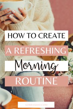 How to create a refreshing morning routine! Ideas for refreshing your morning routine. Morning routine ideas for better days! How this morning routine ideas will help you have better days. Morning routine inspiration. #morning #morningroutine #routineideas #refreshingdays Morning Routine For Summer, Morning Routine Tips, Routine Inspiration, Morning Routines List, Perfect Morning Routine, Daily Routine Schedule, Weekly Routine