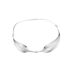 Swedish designer Vivianna Torun was one of the most celebrated silversmiths of the 20th century, known for drawing inspiration from the forms of the natural world to create pieces that embrace an organic sense of elegance. This design sensibility is embodied by this sleek sterling silver necklace, defined by a slightly asymmetric look that rests gracefully against the wearer’s collarbone. The necklace is a part of a special-edition collection that reissues some of Vivianna Torun's most impressiv Contemporary Silver Jewelry For Wedding, Contemporary Sterling Silver Jewelry For Wedding, Contemporary Sterling Silver Wedding Jewelry, Contemporary Pendant Jewelry For Formal Occasions, Contemporary Formal Pendant Jewelry, Engraved Sterling Silver Jewelry For Evening, Silver Jewelry With Large Pendant For Evening, Silver Necklace With Polished Finish For Evening, Silver Jewelry With Polished Finish For Evening