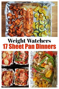 an image of weight watchers 17 sheet pan dinners