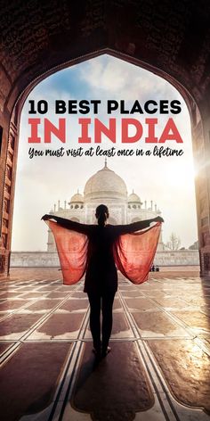 the cover of 10 best places in india you must visit at least once