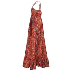 US$ 28.30 - Women's Dresses Women's V-neck Sling Floral Long Dress Sleeveless Bohemian Beach Long Dress - www.streetally.com V-neck Sundress Suspender Dress For Beach, Beach Sundress With V-neck Suspender, Beach V-neck Suspender Dress For Summer, Vacation Halter Neck Suspender Sundress, Sling Dresses For Beach Season, Vacation Sundress With Halter Neck Suspender, Vacation Halter Neck Sundress With Suspenders, Red Halter Neck Sleeveless Dress For Vacation, Casual Halter Neck Suspender Dress For Beach