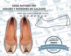 SHOE PATTERNS  The purchase includes a PDF file with the patterns of this shoe model in ALL the sizes indicated To make this shoe you need to have lasts like those indicated according to the model you want to make. Measurements are approximated Explanations on how to make a shoe are not included, nor are materials or tools included. You must have them to be able to make footwear *HOW TO DOWNLOAD AND PRINT THE FILE* Once the purchase is made, the PDF will be ready to download It is important that Shoe Patterns, Shoe Model, Shoe Pattern, A4 Size, You Must, Pattern