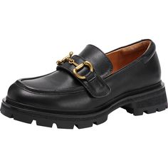 dwarves1783-1 Loafers 5.5 Black Women In Black, Black Camel, Platform Loafers, Shoe Tree, Pig Skin, Leather Texture, Perfect Shoes, Handmade Leather, Loafers For Women