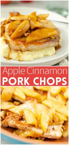 pork chops with apples are an easy and delicious side dish that is ready in under 30 minutes