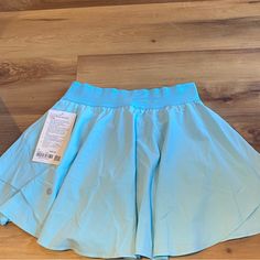 Nwt Bought And Haven’t Taken Tags Off, Don’t Foresee Myself Wearing. Blue Stretch Workout Skirt, Blue Workout Skirt For Summer, Blue Stretch Skirt For Workout, Sporty Blue Workout Skirt, Athleisure Sports Skirt In Blue, Blue Athleisure Skirt For Sports, Athleisure Blue Sports Skirt, Athleisure Blue Skirt For Sports, Lululemon Collection