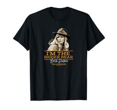 i'm the bigger bear t - shirt with an image of a woman wearing a hat