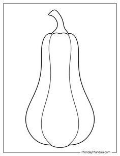 a line drawing of a pear in black and white, with the outline on it