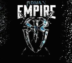 the logo for roman empire on a black background