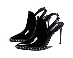 Steve Madden Vivian Bootie | 6pm Steve Madden Vivianne Boots, Steve Madden Boots Ankle Zappos, Steve Madden Utopia Heels, Steve Madden Open Toe Booties, Steve Madden Regal Black Patent, Monochrome Fashion, Branded Bags, Top Trends, Sling Backs