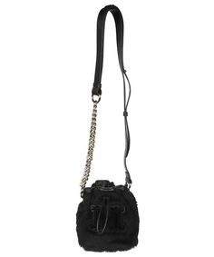 Leather detailsdrawstring closureinternal flat pocketremovable and adjustable leather and chain strapgold-tone metal hardwarewidth: 16 cmheight: 18 cmdepth: 10 cmstrap: 110 cm12% silkComposition: 12% % Silk Elegant Bags, Oversized Silhouette, Metal Hardware, Max Mara, Manolo Blahnik, Gold Tone Metal, Luxury Handbags, Fashion Lover, Chain Strap