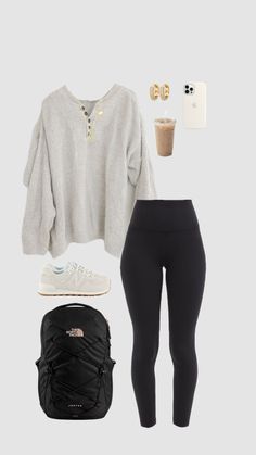 #outfitinspo Comfy School Outfits, Sweats Outfit, Slay Outfits, Cute Outfits For School, Chill Outfits