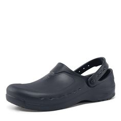 Discover the comfort and slip-resistant safety of our SFC Cloggz™ Collection. Comfortable black slip-resistant clog featuring a durable EVA/rubber upper along with a slip-on design, for easy on and easy off convenience. Water-resistant. Non-slip Slip-on Synthetic Clogs, Comfortable Black Slip-on Clogs, Cheap Slip-resistant Black Clogs, Affordable Non-slip Black Clogs, Black Slip-resistant Functional Clogs, Round Toe Heels, Black Slip Ons, Online Purchase, Shoe Shop