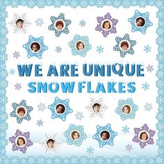 we are unique snowflakes