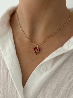 14k gold filled 18in necklace with heart and your choice of letter. Add your letter in the notes section at checkout Initial Necklace Stack, Initial Heart Necklace, Necklace Stack, Wishlist 2024, Initial Necklaces, Chain Extenders, Freshwater Pearl Necklaces, Christmas Wishlist, Snake Chain