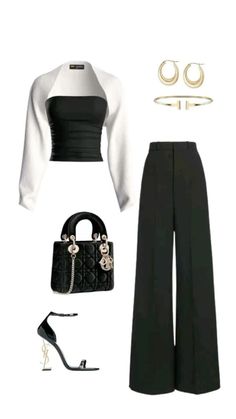 Classy But Elegant Outfit, Women Office Outfits Casual, Classy Fits Women, Simple Classy Outfits For Women, Upscale Outfits For Women, Outfits That Make You Look Rich, Expensive Casual Outfits, Formal Fits Women, Simple Black Outfits Casual