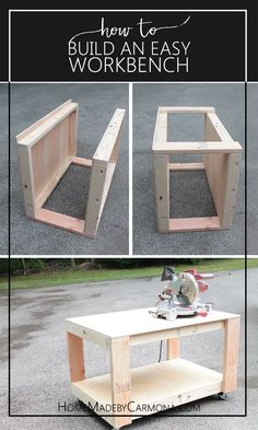 how to build an easy workbench for kids