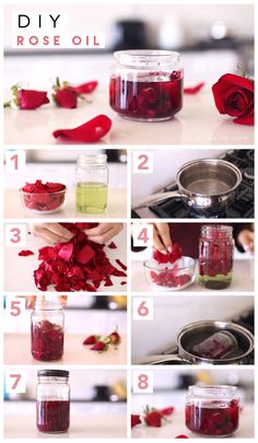 Rose Water Diy, How To Make Rose, Homemade Scrub, Diy Rose, Diy Roses, Food Candles, Diy Skincare, Rose Oil