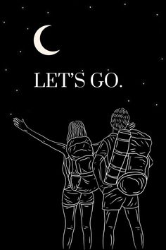 Illustration of two people with backpacks looking up at the stars Gap Year Bucket List, Gap Year Travel, Travel Journal Pages, Long Term Travel, Digital Notebook, Itinerary Template