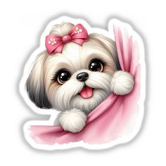 Peeking from Blanket Shih Tzu Dog Shih Tzu Pixel Art, Shih Tzu Cartoon Wallpaper, Shih Tzu Svg, Free Shih Tzu Svg, Shih Tzu Sticker, Small Dog Tattoos, Dog Decals, Shih Tzu Puppy, Shih Tzu Dog