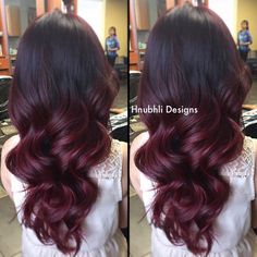 Burgundy Balayage, Violet Ombre, Hair Burgundy, Ombre Dark, Natural Hair Twist Out, Natural Hair Twists