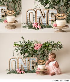 Boho One Year Old Photoshoot, Boho Style Cake, Westfield Indiana, Cake Smash Theme, Baby Birthday Photoshoot, 1st Birthday Girl Decorations, Smash Cake Girl, 1st Birthday Pictures