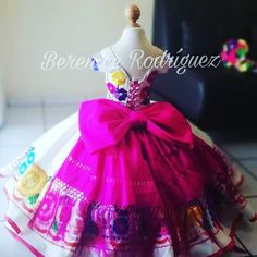 Baby Mexican Dress, Mexican Baby Girl, Outfit Mexicano, Mexican Theme Party Decorations, Dresses 50s, Mexican Babies, Mexican Embroidered Dress, Mexican Birthday, Mexican Party Theme