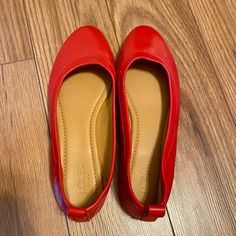 New Without Tags. Questions? Leave A Comment Below! Red Round Toe Flats For Fall, Red Flats For Fall, Red Flats With Red Sole For Fall, Red-soled Flats For Fall, Red Almond Toe Flats For Fall, Red Almond Toe Flats For Spring, J Crew Factory, Leave A Comment, Flat Shoes Women