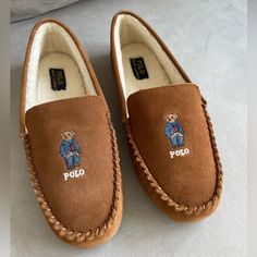 New In Box! Super Comfy And Cozy Slippers For The Winter Time. Polo Ralph Lauren Shoes, Bear Slippers, Cozy Slippers, Polo Ralph Lauren Women, Lauren Brown, Ralph Lauren Women, Slippers Cozy, Ralph Lauren Shoes, Ralph Lauren Womens