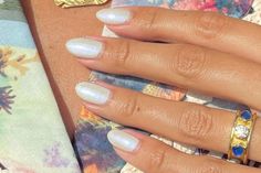 "Pearl Nails" Are The Classic Trend Southern Women Are Loving In 2024 Opi Kyoto Pearl, Mother Of Pearl Nails, Essie Marshmallow, Glazed Donut Nails, Donut Nails, Girly Nails, Eyebrow Trends, Pearl Trend, Classic Nail