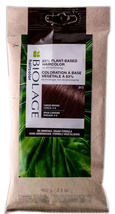 What it is: Matrix Biolage Plant-Based Haircolor is 82-100% plant-based, no lift vegan haircolor in customizable shades for endless combi Best Drugstore Hair Dye, Biolage Hair Color, Quickweave Styles, Hair Dye Natural, Organic Natural Hair Products, Biolage Hair, Vegan Hair Dye, Salon Hair Color, Diy Dye