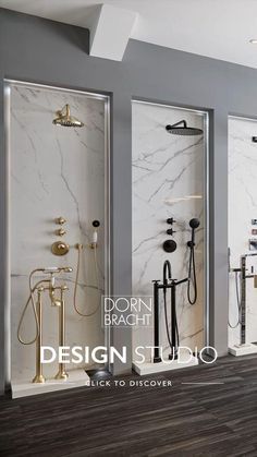 an image of a bathroom setting with marble walls and flooring that is featured in the design studio