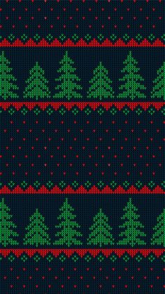 #Christmas #Green #Pattern