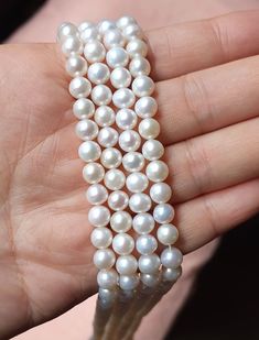 5-6mm round pearls, AA+, white natural pearls, round real pearls, loose pearl bead, wedding, 15.7" Will get 1 strand genuine freshwater pearls, fully drilled white AA+ approx. 5-6mm pearls, 15.7 inches per strand More quantity? Wholesale price? Convo us! Akoya Pearl Bracelet With Round Beads For Weddings, Akoya Pearl Wedding Bracelet With Round Beads, White Pearl Bracelet With 8mm Round Beads, White Pearl Round Bracelet, White Round Pearl Bracelet, Wedding Pearl Necklace With 8mm Beads, White Akoya Pearl Round Bracelet, White Akoya Pearl Bracelet, White Pearl Necklace With 8mm Beads