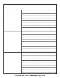 a blank paper with lines in the middle and one line at the bottom, on top of it