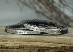 Relationship Bracelet, Long Distance Relationship Bracelets, Relationship Bracelets, Promise Bracelet, Handwriting Bracelet, Friend Bracelet, Bracelet Cord, Bracelets For Boyfriend, Be With Me