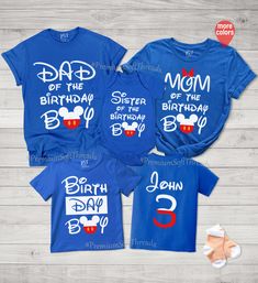 "Matching Family Birthday Shirt, Birthday Crew Shirt, Sister Brother Mom mommy Father Dad Grand pa Grand Ma Shirt Visit Our Etsy Shop HOW TO ORDER CUSTOM T-SHIRT 1-) Please, Check and Review all Photos. 2-) Select Your T-Shirt Style drop down menu. 3-) Select Your Product Color from Drop-down menu. 4-) Choose Your Quantity as much as you want. 5-) Enter Personalization Information on to the personalization box. 7-) Click ADD TO CART. And, you can go back to add more product color for your family Birthday Shirts For Family, Birthday Group Shirts, Kids Birthday Shirts, Family Birthday Shirts, Kid Friendly Travel Destinations, Family Birthday, Kid Friendly Trips, Matching Outfit, Birthday Party Shirt