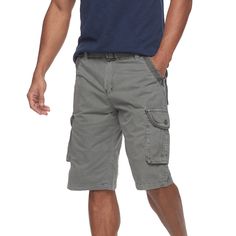 Look super sharp in any casual summer look with these cargo shorts from RawX. Look super sharp in any casual summer look with these cargo shorts from RawX. Button & zipper front 4 total pockets including 2 button side pockets Various solid and camo patternsFIT & SIZING 12.5-in inseams Classic fitFABRIC & CARE Cotton Machine wash Imported Size: 30. Color: Med Purple. Gender: male. Age Group: adult. Outdoor Cargo Shorts With Belt Loops, Mens Cargo, Cargo Shorts Men, Bottom Clothes, Mens Bottom, Summer Looks, Cargo Shorts, Summer Casual, Cargo Pants