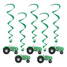 Beistle Tractor Party Whirls (5/Pkg) Farm Themed Party, Tractor Party, Farm Scenes, Farm Scene, Farm Theme, Hanging Decorations, Themed Party, Theme Party, Tractor