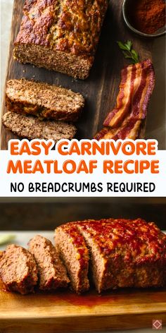 the meatloaf recipe has been made with no breadcrumbs