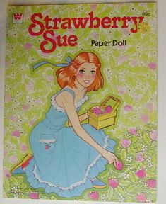 Find many great new & used options and get the best deals for Vintage Whitman STRAWBERRY SUE paper dolls 1979 uncut/unused/Nice! at the best online prices at eBay! Free shipping for many products! Paper Doll Book, 70s Nostalgia, Vintage Paper Doll, Vintage Strawberry, Paper Dolls Book, Vintage Paper Dolls, Vintage Memory, Childhood Toys, Retro Illustration