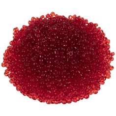 Create custom accessories using Transparent Dark Red Glass Seed Beads! These small, round beads offer a uniform red finish and are perfect for a wide range of projects. Pair them with wire, thread, and more to add delightful color and texture to your craft! Dimensions: 	 Size: 12/0 Package contains 85 grams of seed beads. Red Tiny Beads For Crafting, Red Beads For Crafting, Handmade Red Craft Supplies, Red Spacer Beads For Jewelry Making, Large Red Beads, Beaded Craft Supplies For Jewelry Making, Bugle Beads, Glass Seed Beads, Red Glass