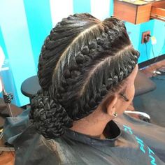 60 Inspiring Examples of Goddess Braids Braids On Older Women, Kids Goddess Braids, Two Goddess Braids, Queen Braids, Goddess Braid Bun, Half Braided Hairstyles, Braided Pony