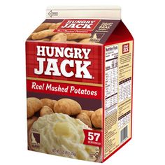 a box of hungry jack mashed potatoes