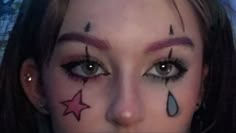 Hisoka Halloween Costume, Hisoka Makeup, College Makeup, Artsy Makeup, Anime Eye Makeup, Anime Cosplay Makeup, Graphic Makeup, How To Do Makeup