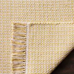 4' x 6' Fringe Rugs, Complimentary Color Scheme, Casual Decor, Yellow Area Rug, Woven Area Rug, Construction Crafts, Rug Ivory, Square Area Rugs, Yellow Area Rugs