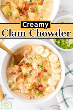 Clam Chowder Best Clam Chowder Recipe, Ms Recipes, Shell Fish, Easy Main Dishes, Comfort Food Southern, Family Restaurant, Clam Chowder, Chicken Main Dishes, Chowder Recipes