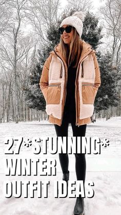 Mom Christmas Outfits Casual, Outfit In Snow Weather, Snow Winter Fashion, Dinner In The Mountains Outfit, Snow Outfit Ideas For Women, Cute Outfits For Colorado Winter Style, Paris Winter Outfits Cold Weather, Mom Cold Weather Outfits, Warm Christmas Outfits Women