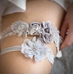 Welcome to our world of exclusive wedding garters! 🪡🪄 SET : SOFIA PLEASE NOTE : THIS WEDDING GARTER IS READY TO GO WITHOUT ANY CHANGES OR AMENDMENTS  SIZE OF THIS GARTER IS 50-52 CM ( M ) , THIS GARTER ONLY BEEN USED AS A MODEL AND FOR PHOTOS  THIS GARTER IS LAST OF ITS EDITION Garter set in silver-grey combination ABOUT US IN A FEW LINES AND PHOTOS... We are a company specializing in handcrafted sets of wedding garters for your unforgettable "D" day.  And you might be wondering why we sew gar Grey Combination, Garter Wedding, Personalized Robe, Wedding Garter Set, Wedding Garters, Wedding Garter, Exclusive Wedding, Garter Set, Second Weddings