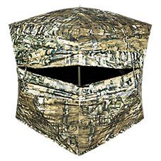 an image of a camouflage hunting blind